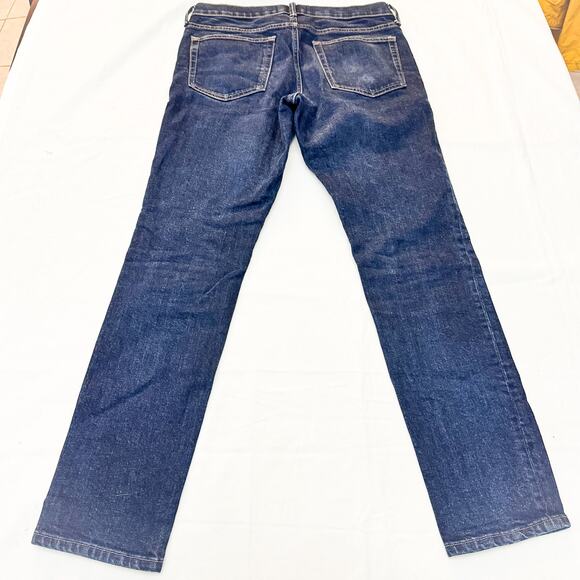 Everlane Slim Dark Wash Denim Jeans Zip FluySize 31 x 32 - Picture 3 of 7